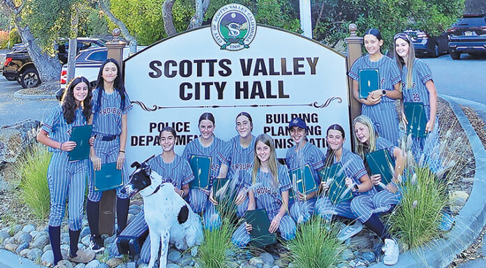Scotts Valley celebrates Trouble’s big softball season Trouble 12U-B softball team